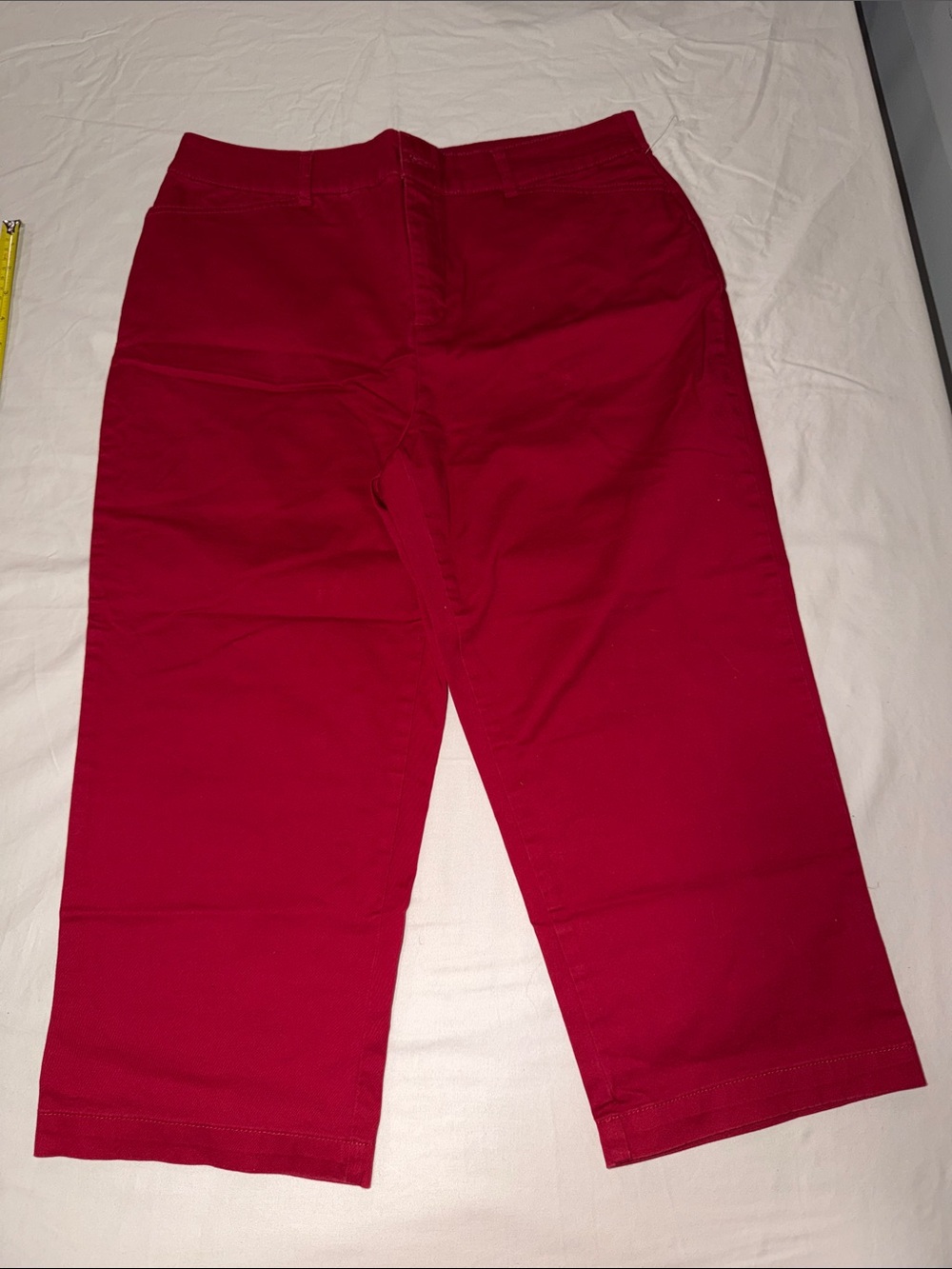 croft & barrow Red Capri Pants